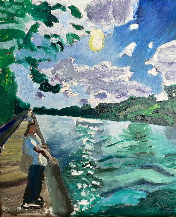 Ponton sur l’Erdre