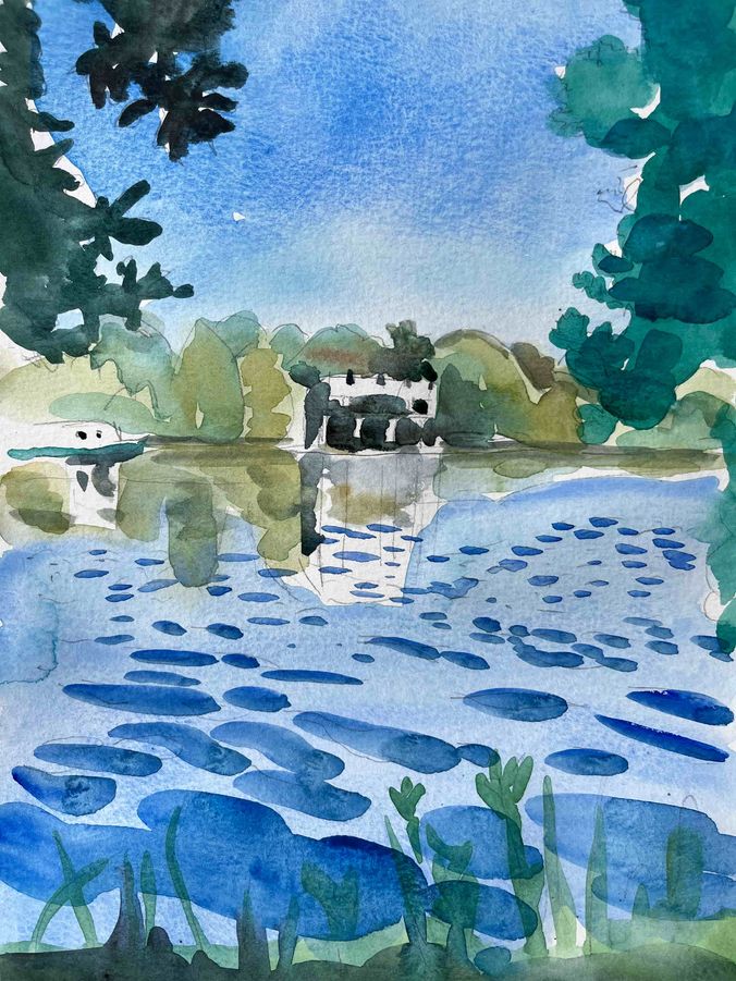 Erdre ciel bleu